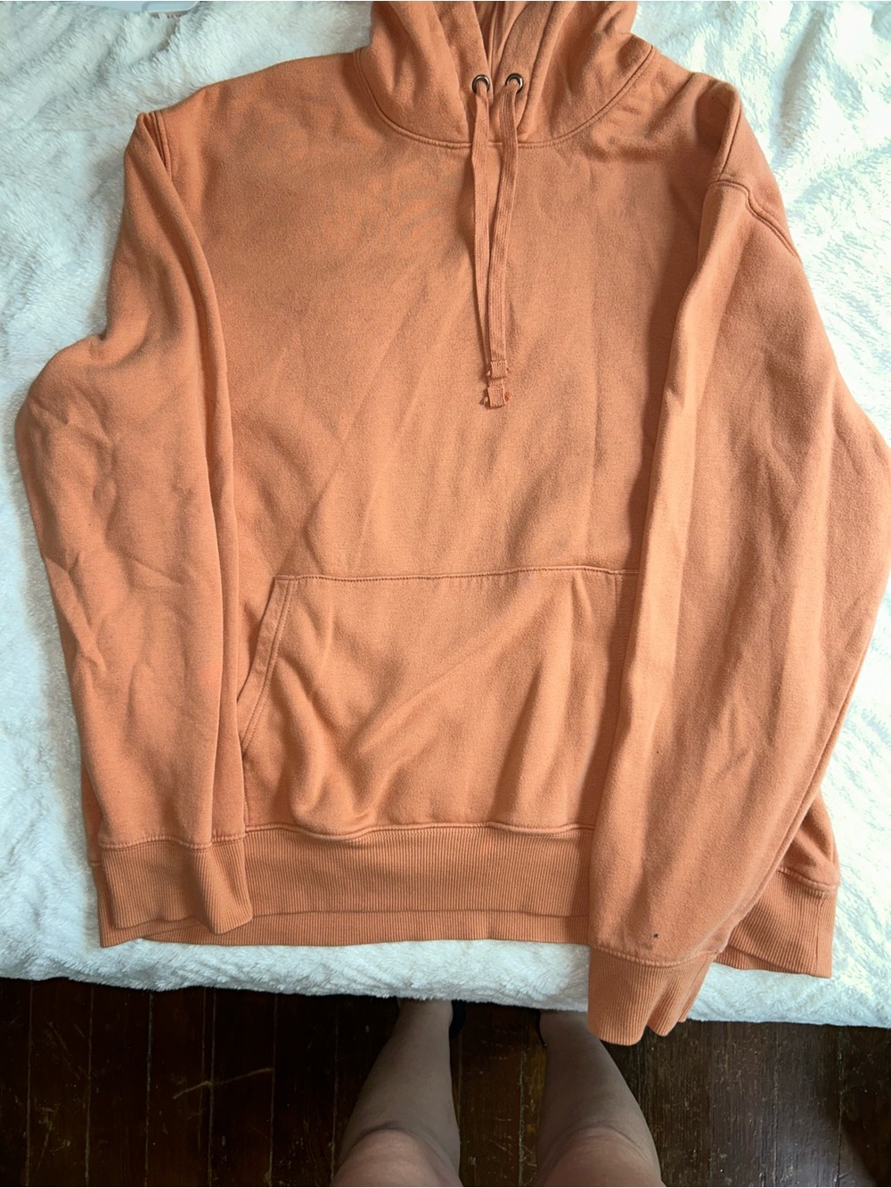 Goodfellow & Co Peach Orange Crewneck Hoodie